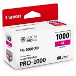 Cartucho de Tinta Canon PFI 1000 M Magenta 80ml